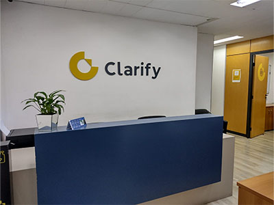 Estrutura Clarify - Recepção