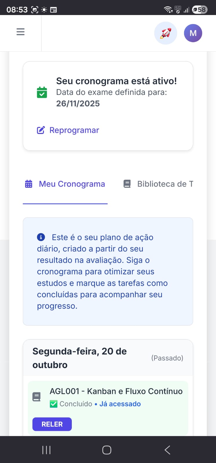 Cronograma personalizado